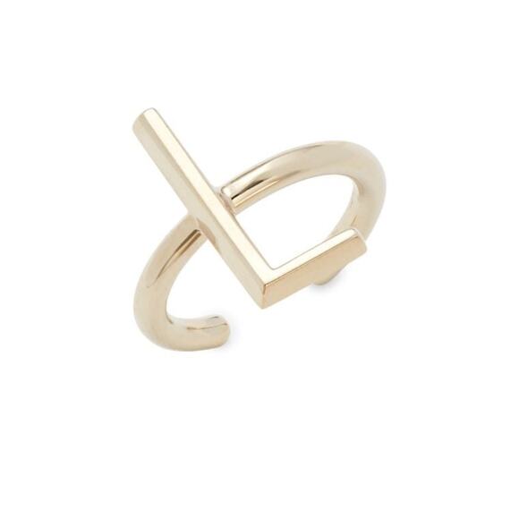 VALENTINO GARAVANI 8-Piece Goldtone Live Life Ring Set New in Box - Picture 4 of 12